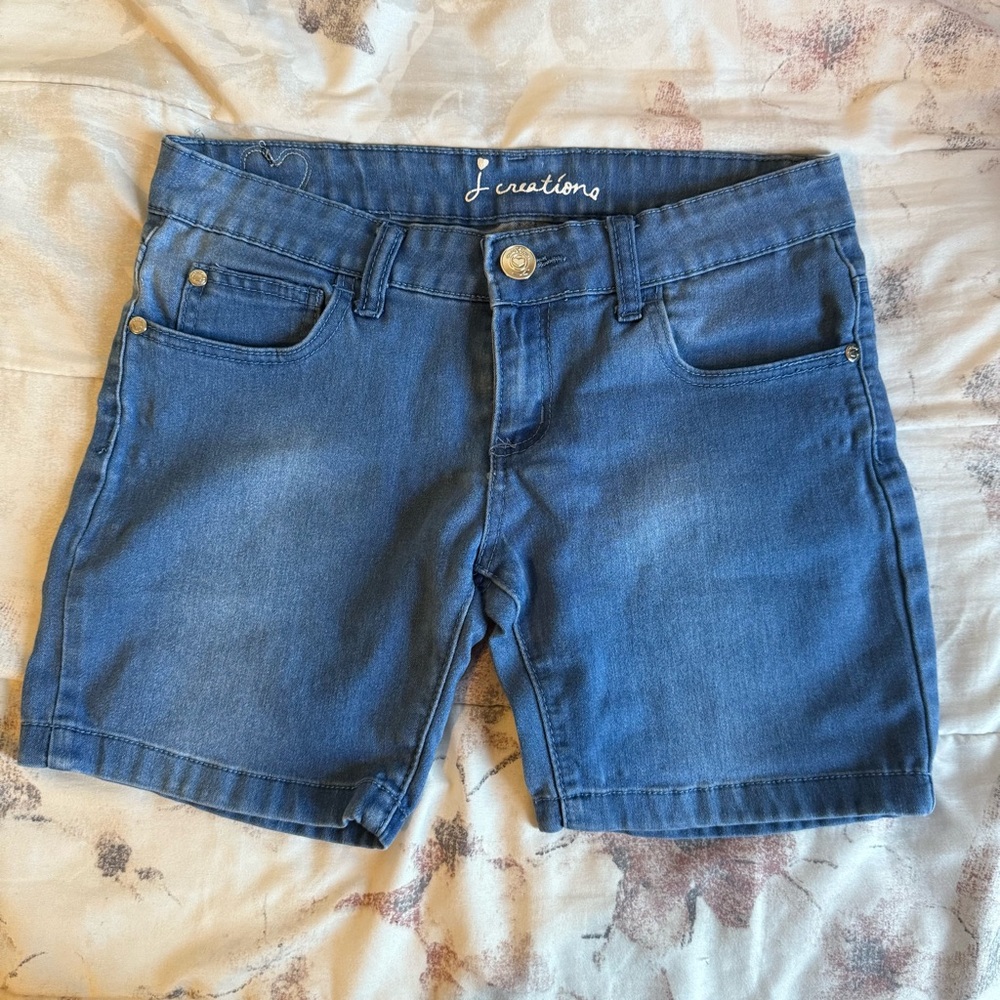 Denim shorts